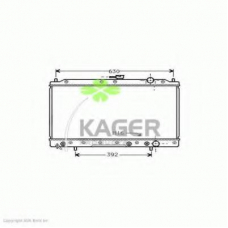 31-2285 KAGER Радиатор, охлаждение двигателя