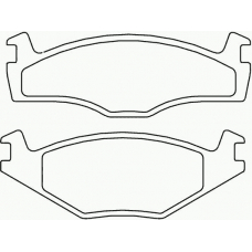 MDK0178 MINTEX Комплект тормозов, дисковый тормозной механизм