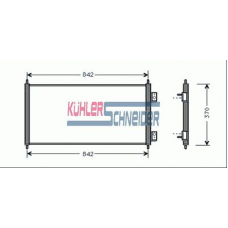 1820001 KUHLER SCHNEIDER Конденсатор, кондиционер