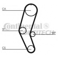 CT809 CONTITECH Ремень ГРМ