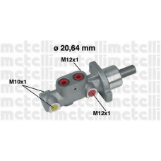 05-0296 METELLI Главный тормозной цилиндр