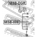 MSB-009 FEBEST Тяга / стойка, стабилизатор