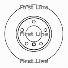 FBD437 FIRST LINE Тормозной диск