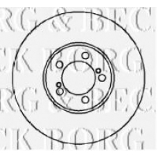 BBD5888S BORG & BECK Тормозной диск