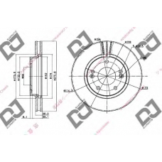 BD1363 DJ PARTS Тормозной диск