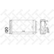 10-35013-SX STELLOX Теплообменник, отопление салона