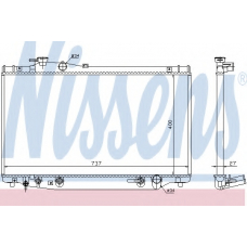 64765 NISSENS Радиатор, охлаждение двигателя