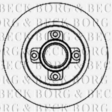 BBD5940S BORG & BECK Тормозной диск