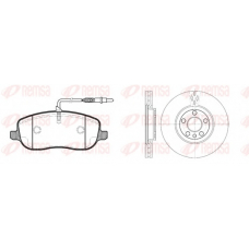 8879.00 REMSA Комплект тормозов, дисковый тормозной механизм