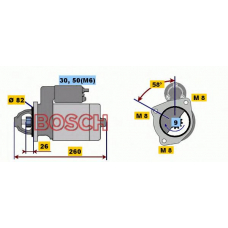 0 001 218 159 BOSCH Стартер