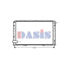 300520N AKS DASIS Радиатор, охлаждение двигателя