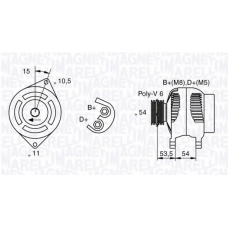 063377016010 MAGNETI MARELLI Генератор