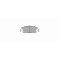 246 SIMER Комплект тормозных колодок, дисковый тормоз