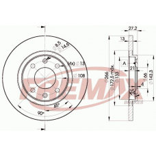 BD-4692 FREMAX Тормозной диск