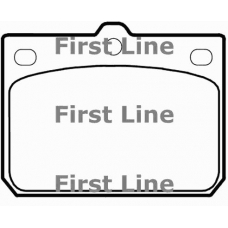 FBP1521 FIRST LINE Комплект тормозных колодок, дисковый тормоз