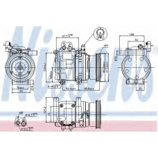 89290 NISSENS Компрессор, кондиционер