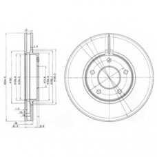 BG3547 DELPHI Тормозной диск