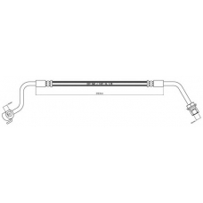 VBH551 MOTAQUIP Тормозной шланг