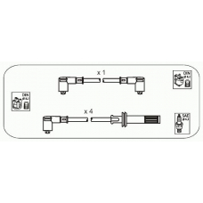 FAS14 JANMOR Комплект проводов зажигания