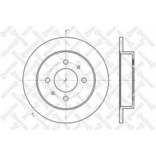 6020-3031-SX STELLOX Тормозной диск