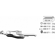 052191 ERNST Глушитель выхлопных газов конечный