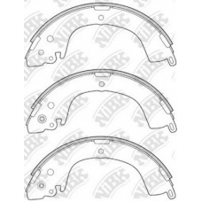 FN6718 NiBK Комплект тормозных колодок