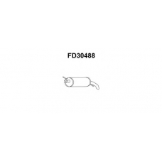 FD30488 VENEPORTE Глушитель выхлопных газов конечный