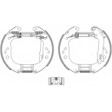 8DB 355 004-851 HELLA PAGID Комплект тормозных колодок