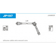 JP197 JANMOR Комплект проводов зажигания