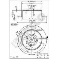 BS 7556 BRECO Тормозной диск