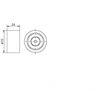 TKR 9168 TIMKEN Натяжной ролик, ремень грм