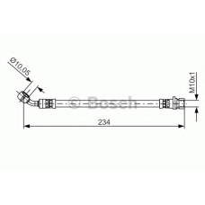 1 987 481 479 BOSCH Тормозной шланг