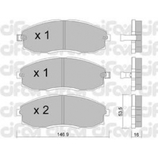 822-297-0 CIFAM Комплект тормозных колодок, дисковый тормоз