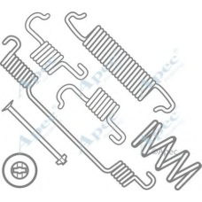 KIT956 APEC Комплектующие, тормозная колодка