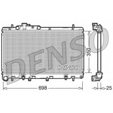 DRM36011 DENSO Радиатор, охлаждение двигателя