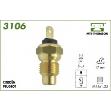 3106 MTE-THOMSON Датчик, температура охлаждающей жидкости; Датчик, 
