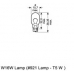 921 OSRAM Лампа накаливания, фонарь указателя поворота; ламп