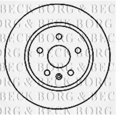 BBD4766 BORG & BECK Тормозной диск