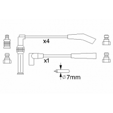 0 986 356 751 BOSCH Комплект проводов зажигания