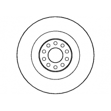 NBD1260 NATIONAL Тормозной диск