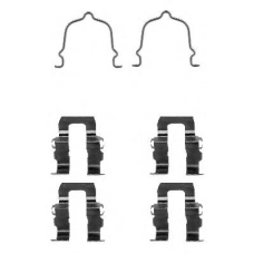 BFK870 QUINTON HAZELL Комплектующие, колодки дискового тормоза