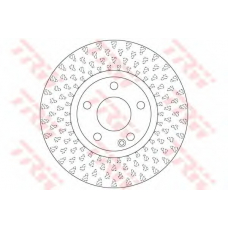 DF6501 TRW Диск тормозной