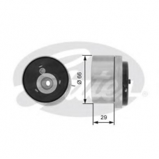 T43143 GATES Натяжной ролик, ремень грм
