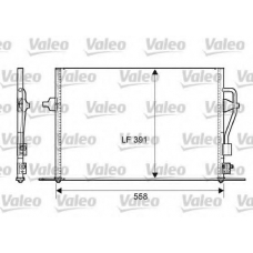 817232 VALEO Конденсатор, кондиционер