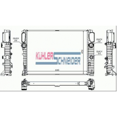 0300511 KUHLER SCHNEIDER Радиатор, охлаждение двигател