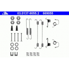 03.0137-9055.2 ATE Комплектующие, тормозная колодка