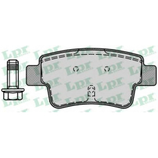 05P1224 LPR Комплект тормозных колодок, дисковый тормоз