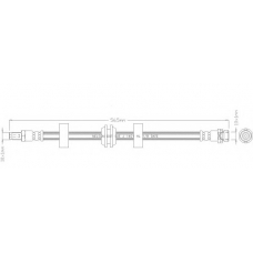 4549 REMKAFLEX Тормозной шланг