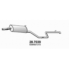 28.7039 ASSO Глушитель выхлопных газов конечный