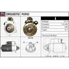 DRS3070 DELCO REMY Стартер